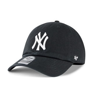 【47 brand】MLB NY 紐約 洋基 經典黑 軟板 老帽 棒球帽 穿搭 潮流【ANGEL NEW ERA】