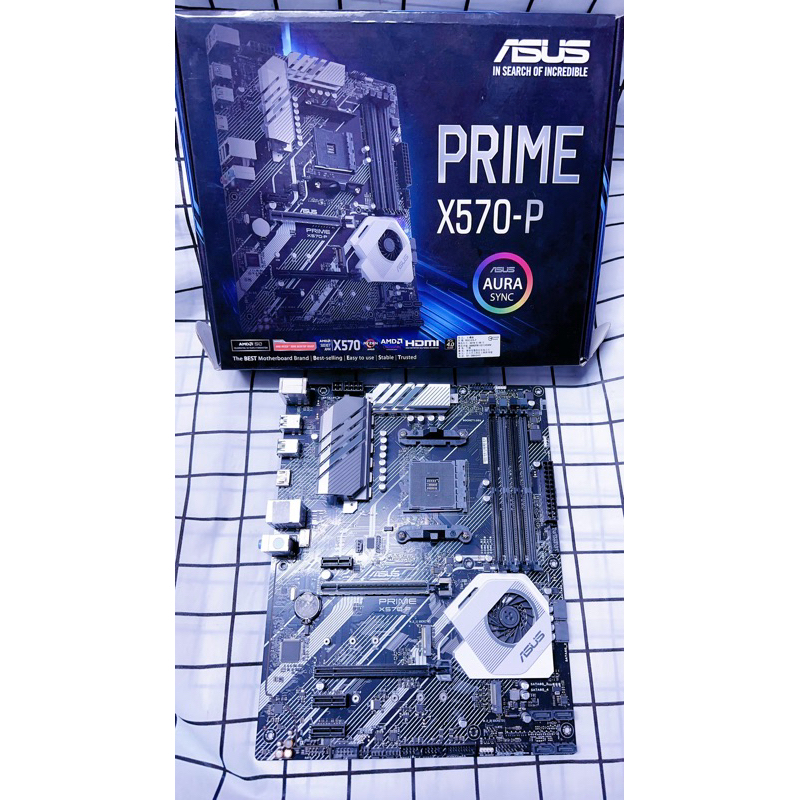 華碩 PRIME X570-P 測試功能正常 臺中可以面交或匯款後寄出