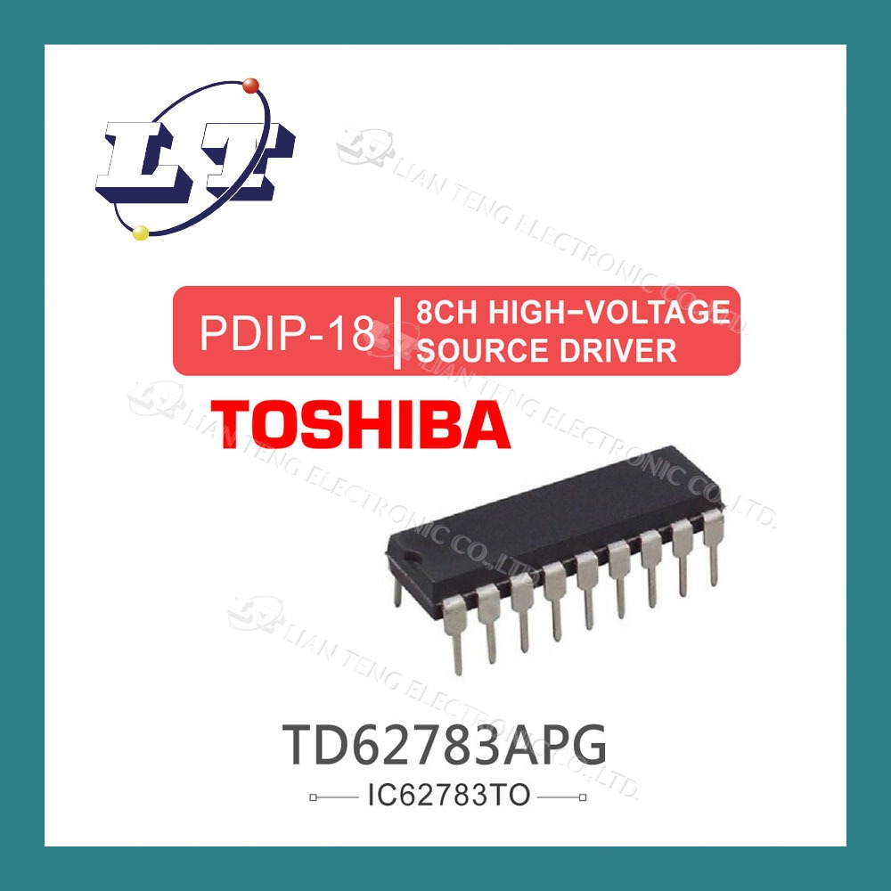 【堃喬】TOSHIBA TD62783APG PDIP18 8CH HIGH−VOLTAGE SOURCE DRIVER