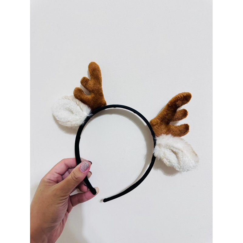 台灣現貨/可愛麋鹿聖誕節造型髮箍/可愛動物角色扮演髮箍