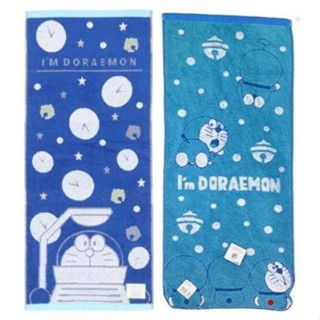 ♡松鼠日貨♡日本 丸真 正版 哆啦A夢 小叮噹 DORAEMON 毛巾 長毛巾