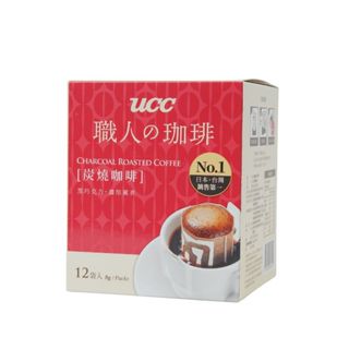 UCC職人濾掛式咖啡炭燒(8gx12入)【買一送一，共2盒】