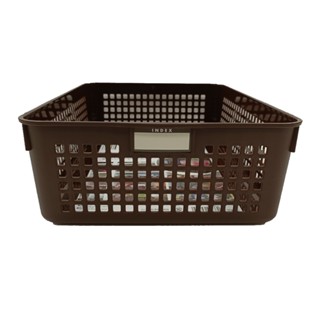 inomata 標名收納籃B5-棕(4584) 1入【Donki日本唐吉訶德】