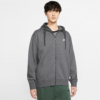 NIKE CLUB HOODIE 男運動連帽外套 灰 KAORACER BV2646071