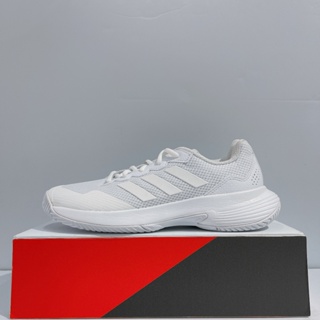 adidas GAMECOURT 2.0 TENNIS 男女款 白色 舒適 穩定 網布 運動 網球鞋 IG9568