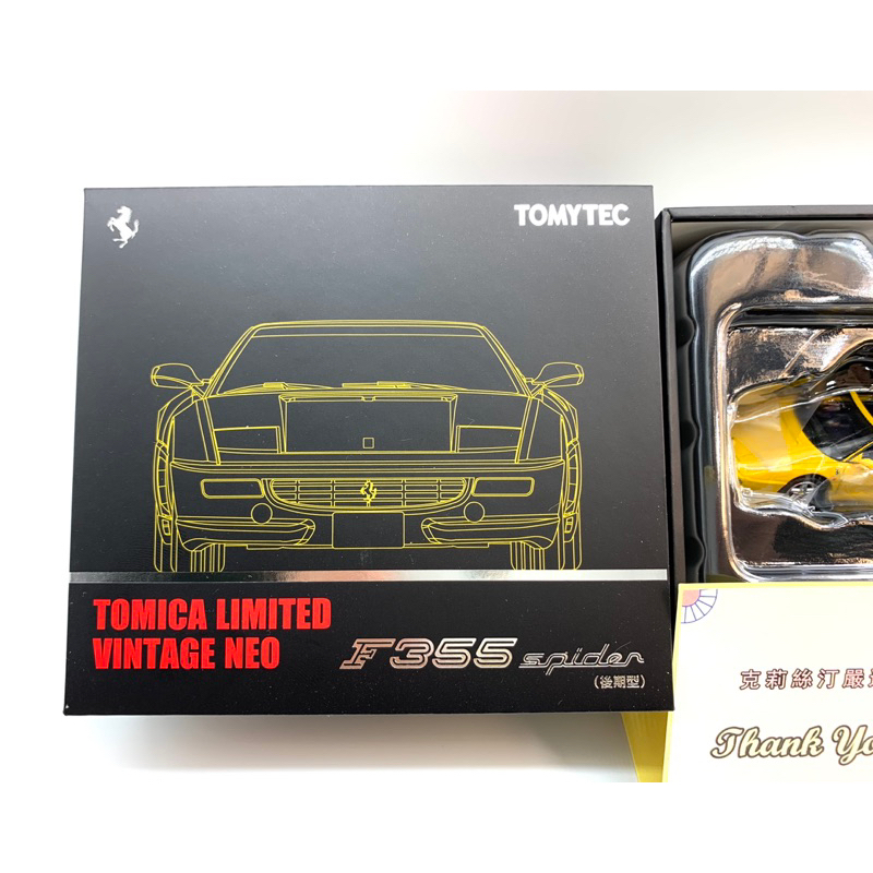 日版現貨 全新Tomytec LV-N 法拉利 Ferrari F355 Spider (黃)