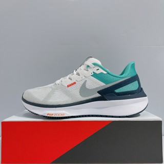 NIKE AIR ZOOM STRUCTURE 25 女生 白灰綠 支撐 緩震 運動 慢跑鞋 DJ7884-102