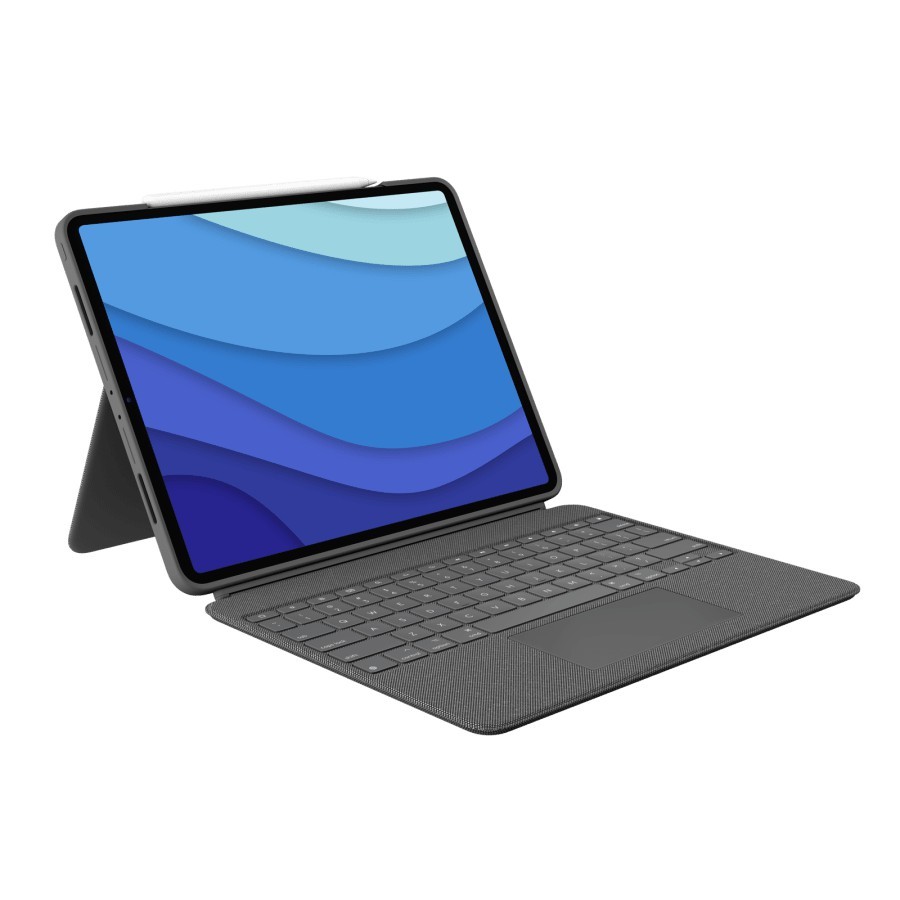 羅技 COMBO TOUCH 背光鍵盤保護套,帶觸控板-iPad Pro 12.9