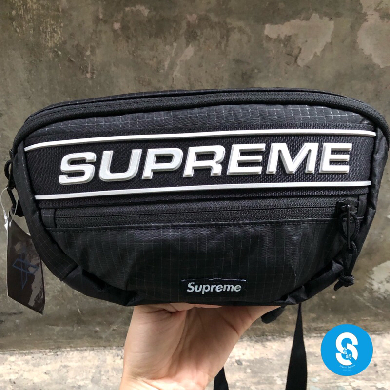 正品 2023 Supreme 55Th 3M Waist Bag 腰包 肩背包 胸包 黑 防潑水 抗撕裂