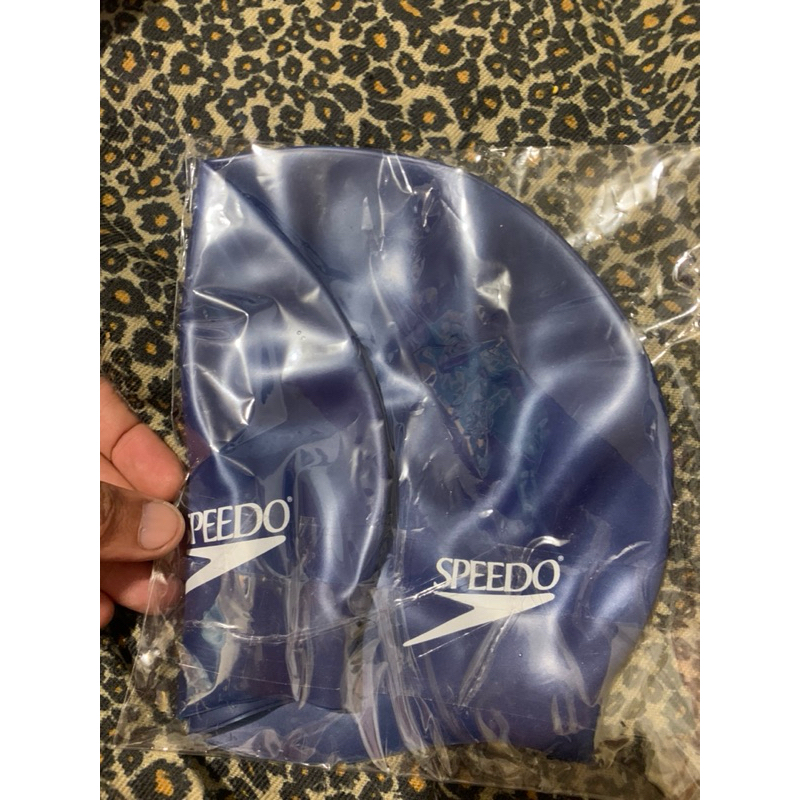 未使用  九成新 二手 Speedo 矽膠 泳帽