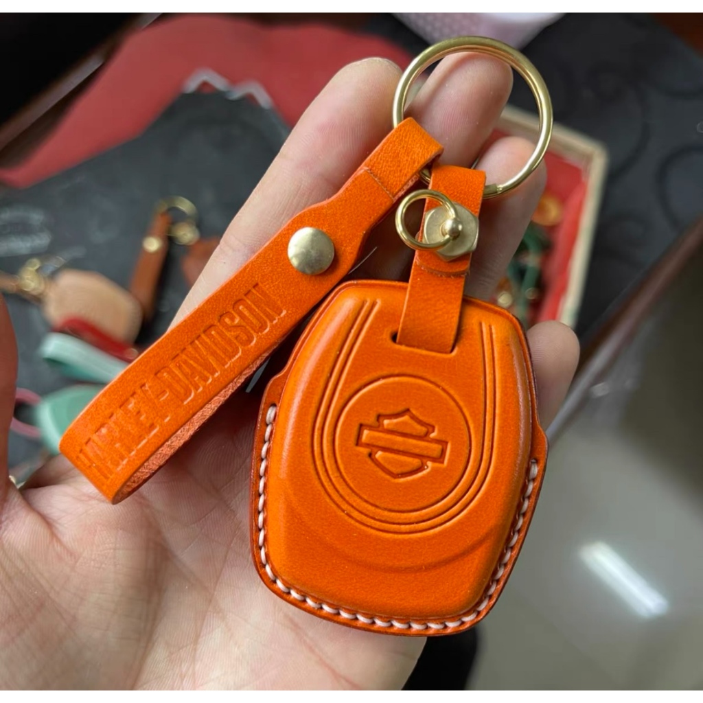 哈雷Sportster鑰匙套 適用於 哈雷  Davidson改裝感應扣 哈雷Sportster 直上 史博史特鑰匙圈
