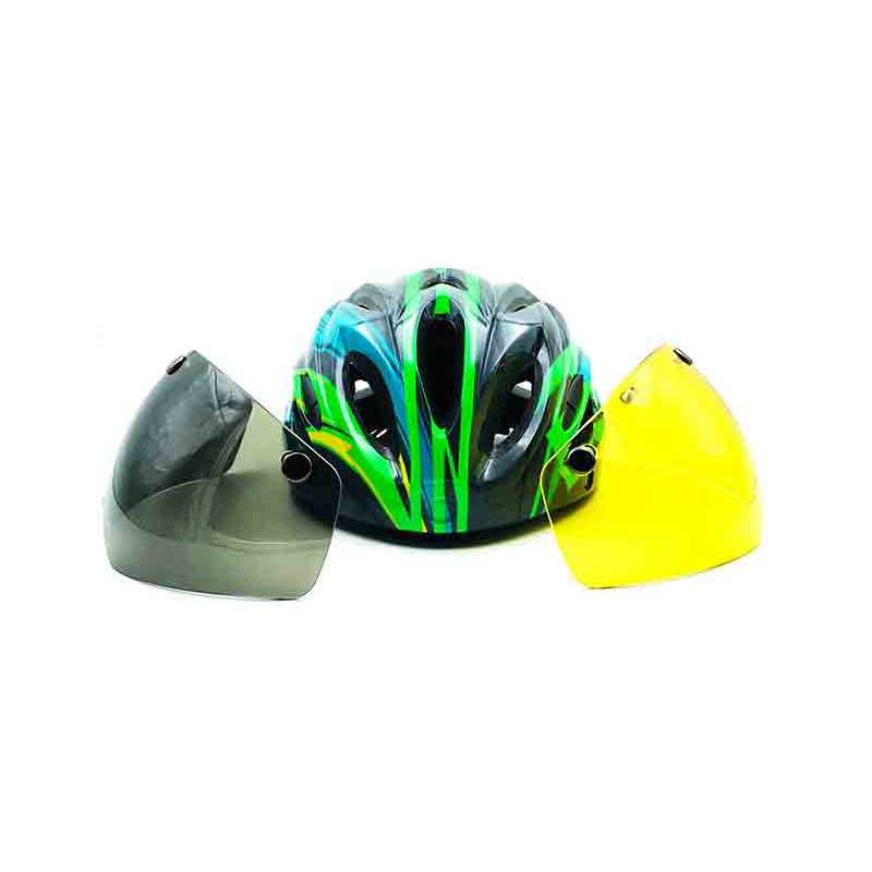 自行車、溜冰專用安全帽附一個鏡片