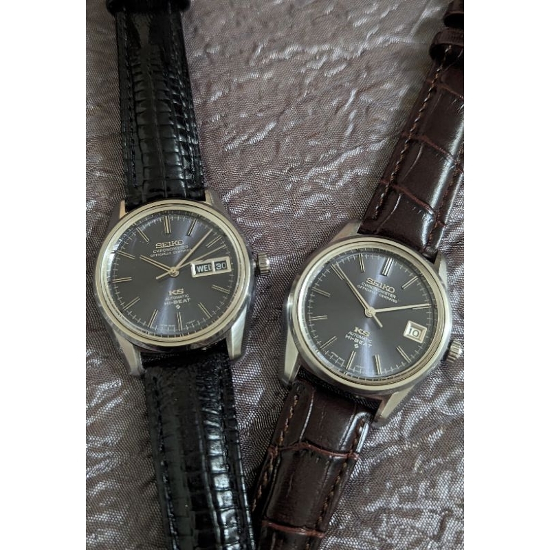 罕見美品（1970年代）停產 精工seiko✴️高階天文臺KS✴️5626-7040紺青色錶盤）自動機械錶，無KS錶扣款