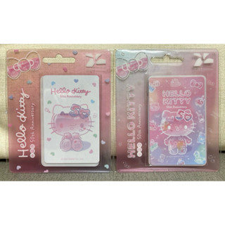 （現貨）HELLO KITTY 50TH悠遊卡-clear heart、clear pink 霧透背版
