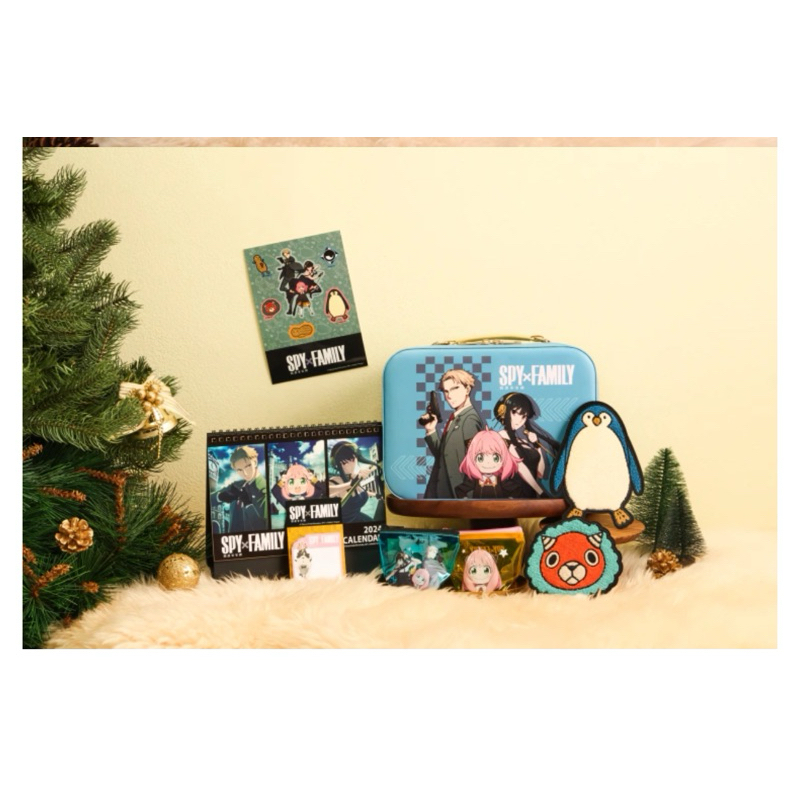 全家2024福袋-間諜家家酒 SPY FAMILY 福袋拆售-手提箱/間諜家家酒桌曆/間諜家家酒花生貼紙/零錢包/便條紙