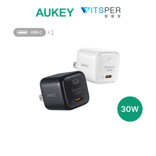 AUKEY Omnia II Mini 30W（PA-B1L）Type-C 氮化鎵 PD快充充電器