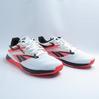 REEBOK NANO X4 100074187 女 訓練鞋 多功能 合成皮 白×黑紅【iSport愛運動】