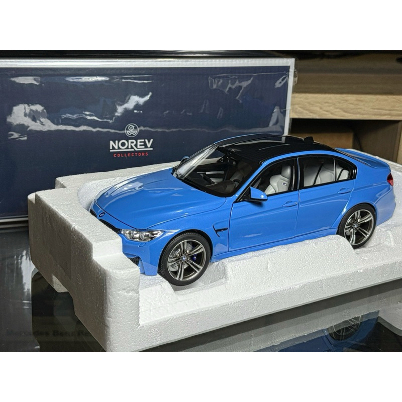 絕版 Norev 1/18 BMW M3 Competition F80 叮噹藍 模型 F30 性能車 M Power