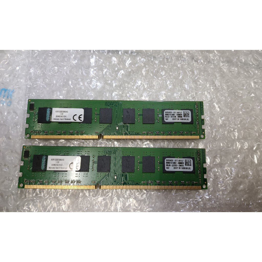 【二手】金士頓DDR3 1333 4G 記憶體