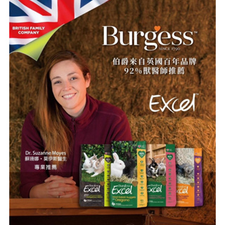 《嘟嘟鳥寵物》英國 Burgess 伯爵 Excel 飼料系列1.5kg