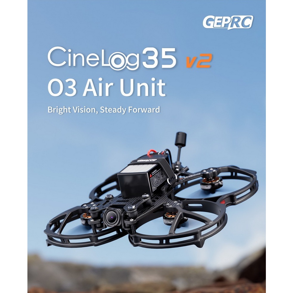 [酷飛] 專業攝影最愛 GEPRC格普黑影CineLog35 V2 DJI高清O3攝像機 加裝GPS穿越機