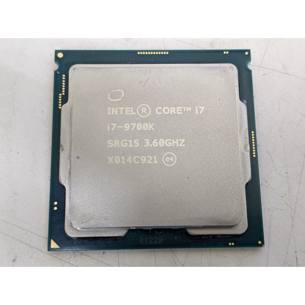 Intel Core i7 9700K LGA1151 處理器 二手良品 無風扇