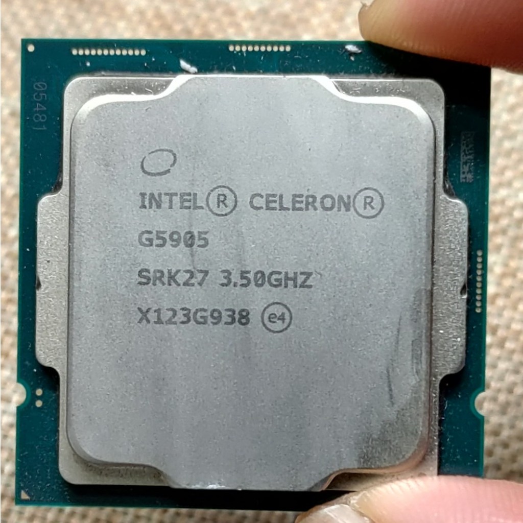 INTEL G5905 CPU 1200腳位 Celeron 3.5G 4M 二手良品 INTEL第十代 功能正常