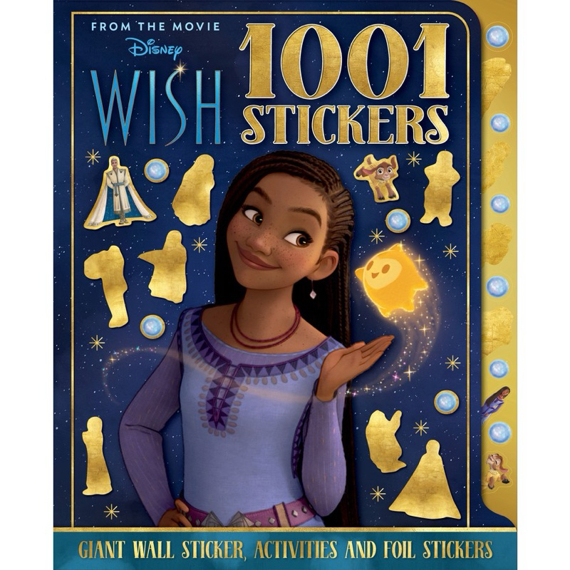 🌟迪士尼《星願》Wish 1001貼紙英文益智書