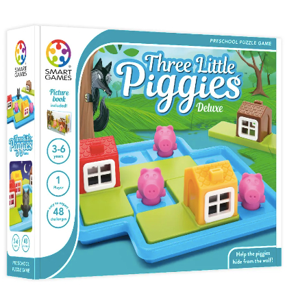 【小密親子桌遊Merrich】SMART GAMES 三隻小豬 益智遊戲 親子 家庭 6歲以上