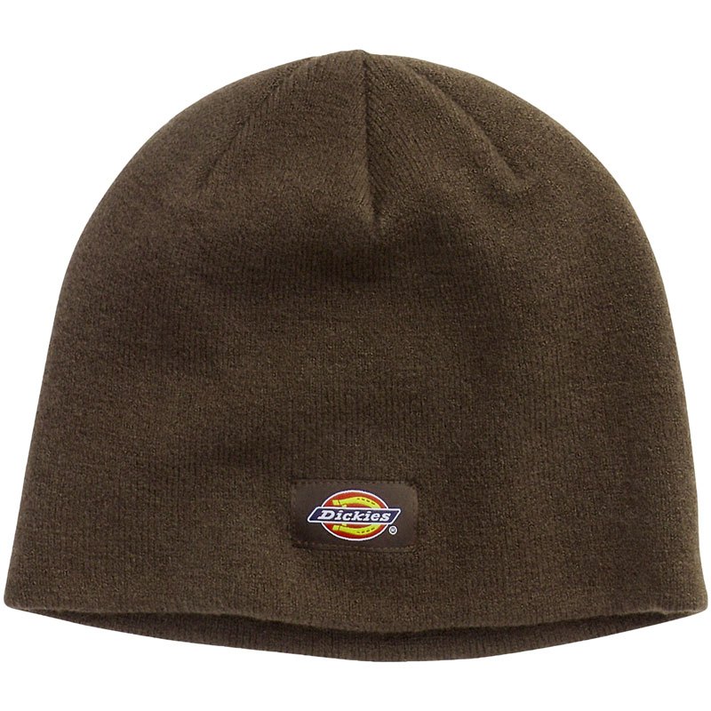 【DICKIES】美線 WHR60 DB SKULL BEANIE 毛帽 / 針織帽 (深咖啡色) 化學原宿