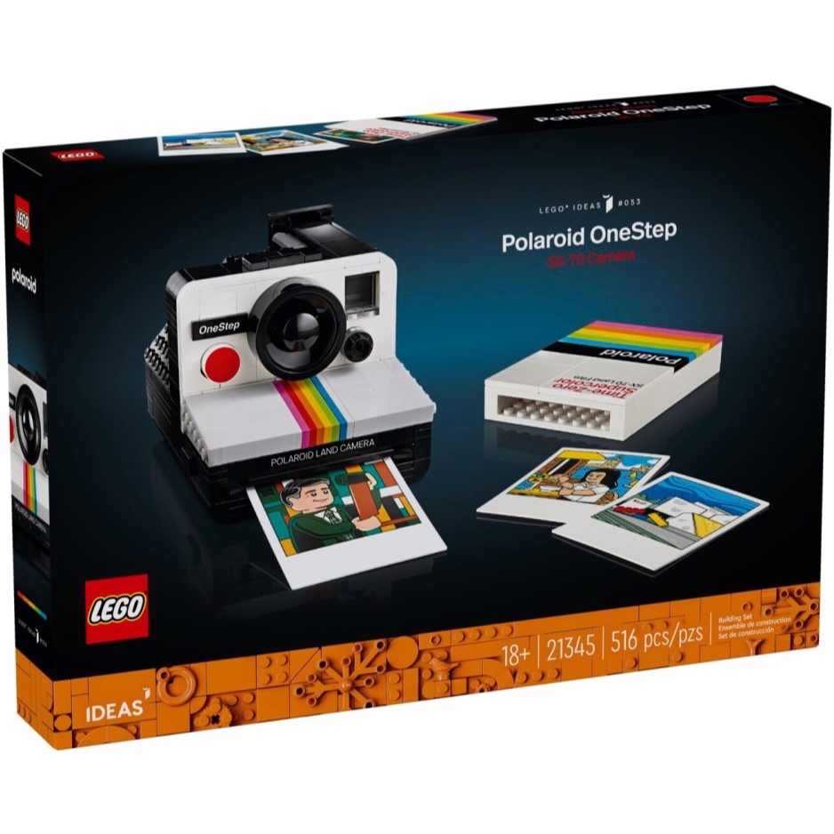 【CubeToy】店面1,998元 / 樂高 21345 IDEAS 寶麗來拍立得 SX-70 / 相機 - LEGO