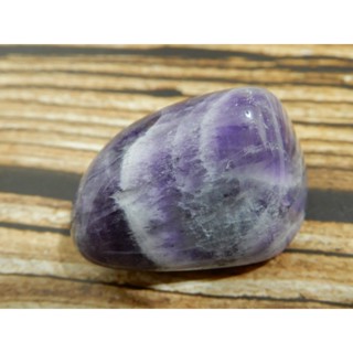 天然夢幻紫水晶滾石( 天然紫水晶滾石) 約36*24*19(mm) 重約37.3g