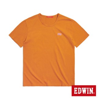 EDWIN 人氣復刻款 經典小紅標徽章短袖T恤(土黃色)-男款