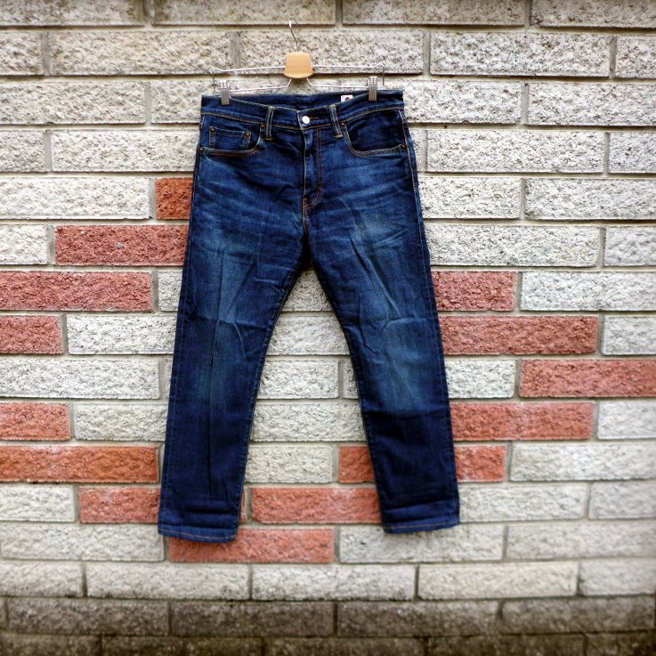 levis 502 二手牛仔褲-正品 日本製 赤耳 彈性-(levis 29507-0136)-W32+606