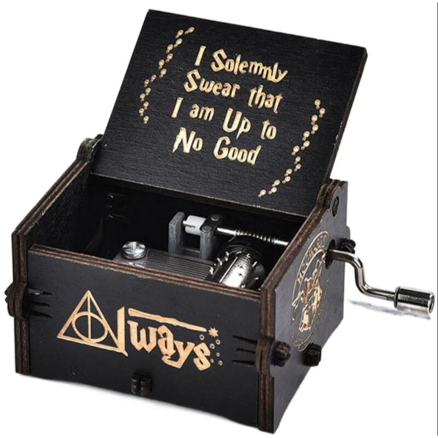 丨現貨在台丨哈利波特 Harry Potter 音樂盒 手搖音樂盒 復古音樂盒  迷你音樂盒