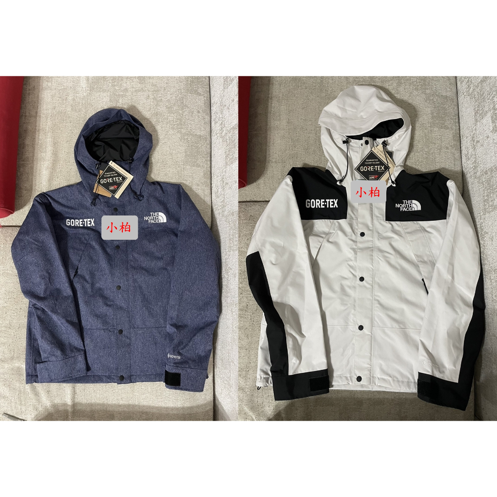 現貨 The North Face GTX Mountain Jacket 防水 透氣 外套 UE  白 藍 丹寧