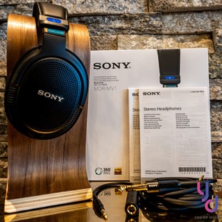 『聲音均衡重量輕』贈木質耳機架 SONY索尼 MDR-MV1 MDR MV1 開放式 監聽耳機 耳罩式 台灣公司貨