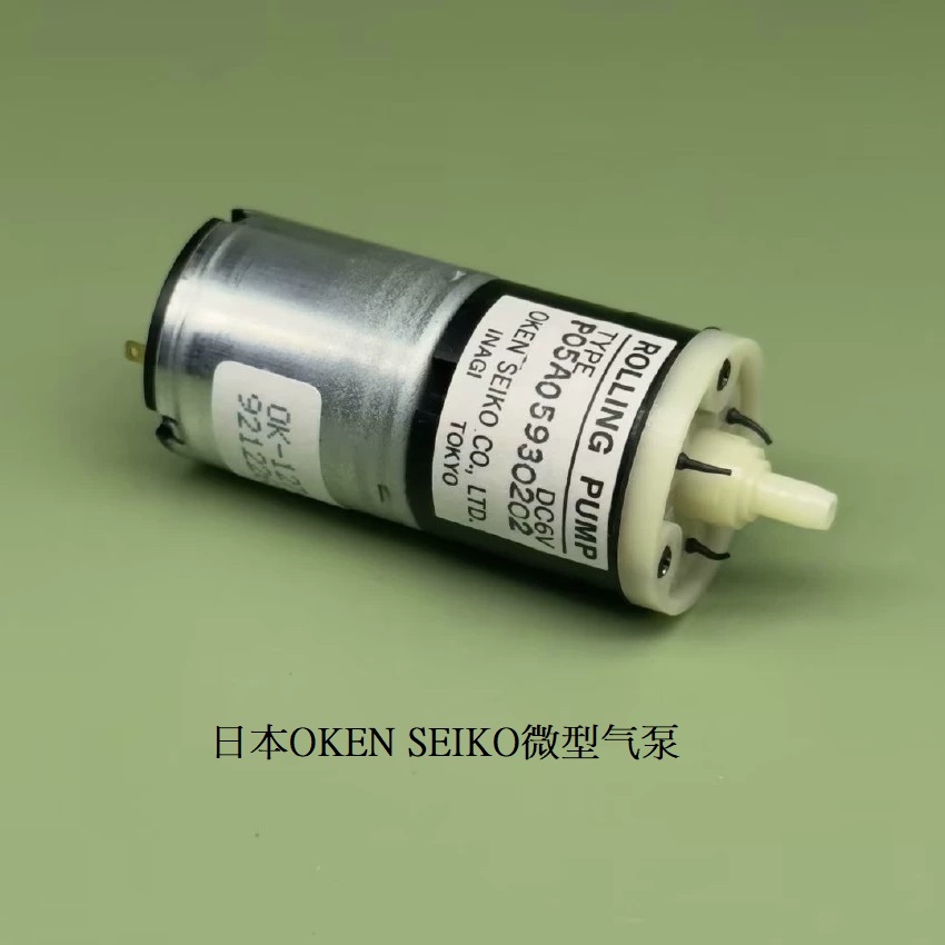 全新庫存日本製精工OKEN SEIKO 微型隔膜氣泵 碳刷 額定電壓DC6V 使用電壓DC3V~DC8.4V 最頂級氣泵