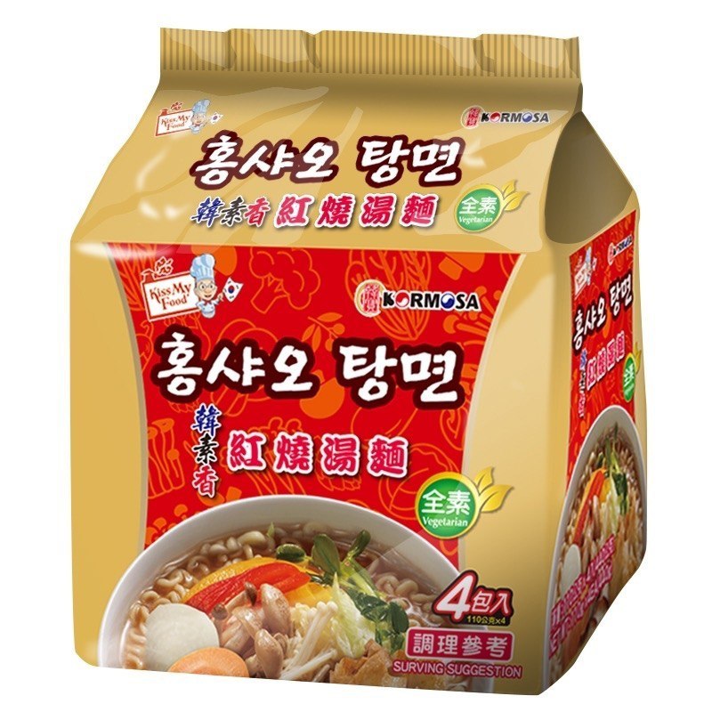華嬤 韓國 韓寶 「韓素香」芹菜香菇湯麵 紅燒湯麵