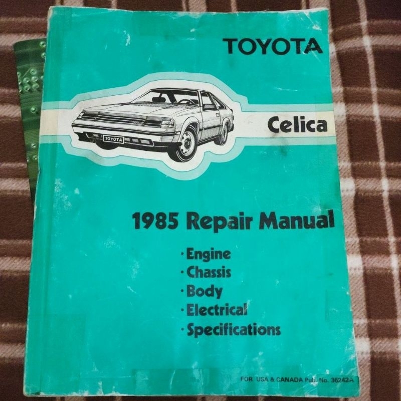 ［稀有］ Toyota Celica 1985 RA64 Repair Service Manual 原廠維修手冊