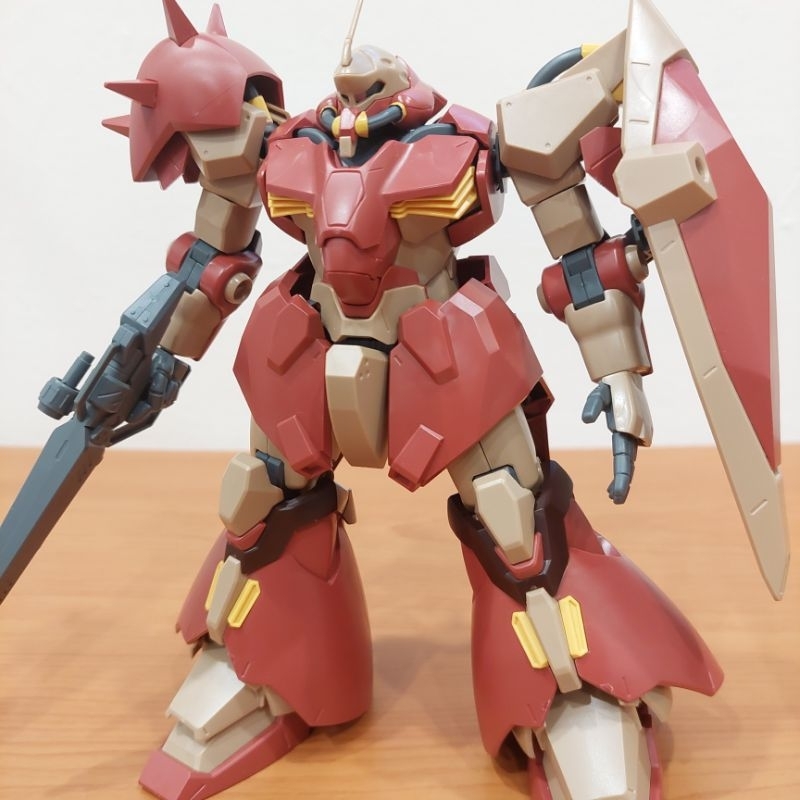 已組 現貨 PB BANDAI HG 1/144 梅薩 梅瑟爾 MESSER TYPE-F02 指揮官型 閃光的哈薩威