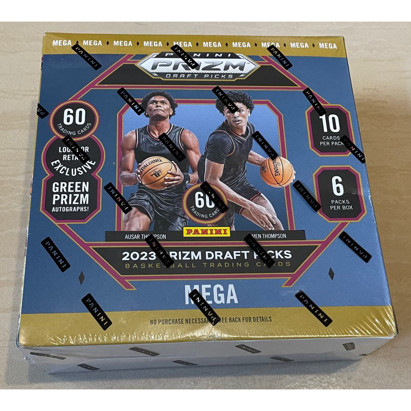 2023-24 Panini Prizm Draft Picks NBA Basketball Mega Box
