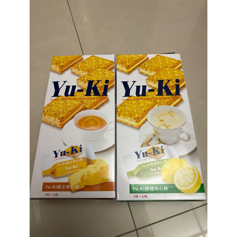 Yu-Ki yuki 起士夾心餅 檸檬夾心餅 一盒8包 150g