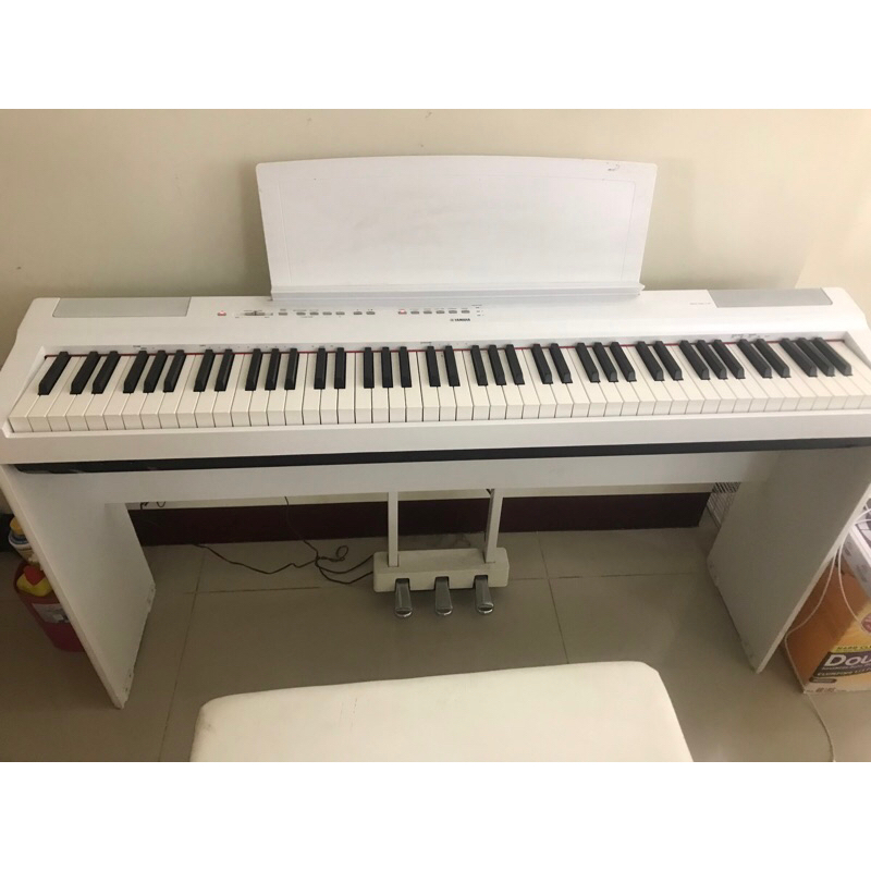 Yamaha P125 88鍵優雅白色電鋼琴