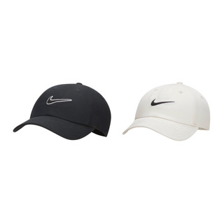 Nike 帽子 Club Swoosh 軟帽 男女款 運動帽 棒球帽 休閒帽 老帽 刺繡LOGO 可調式 咖啡 黑 米白