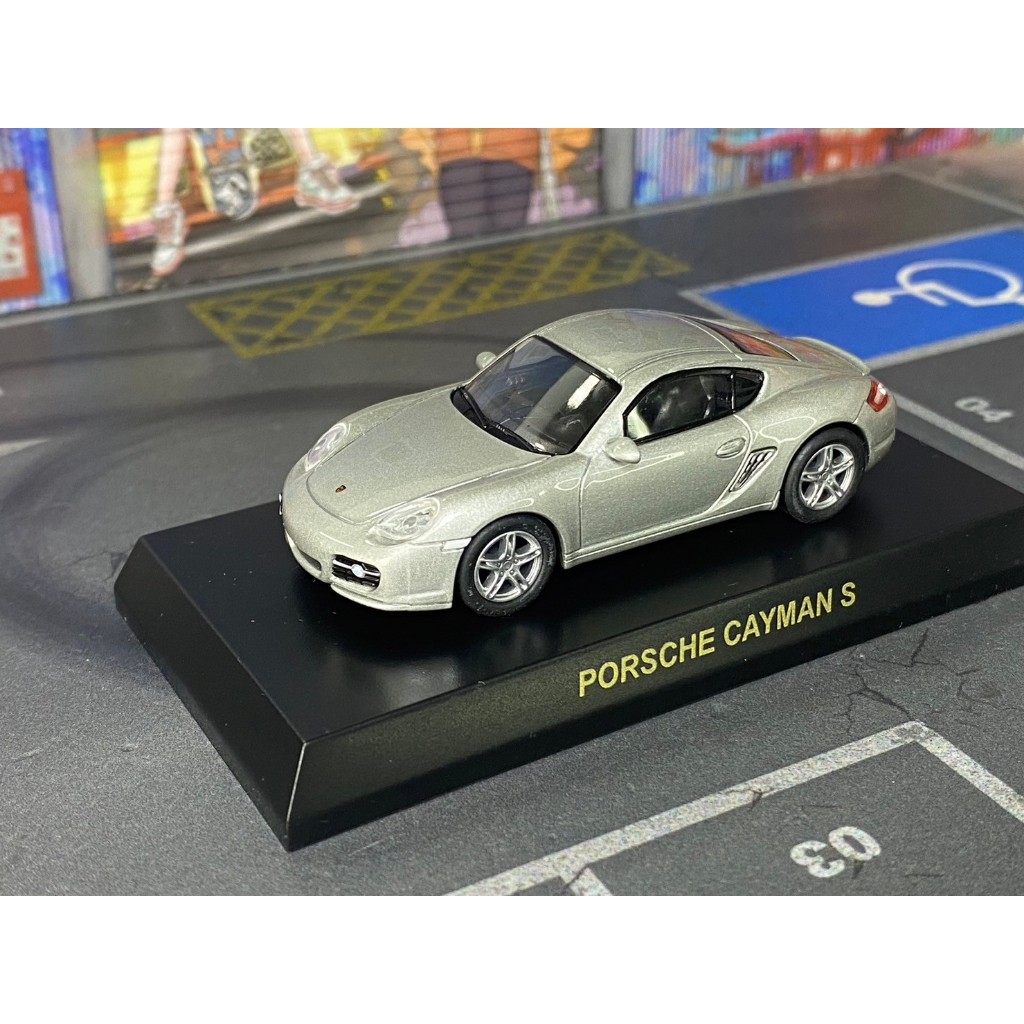 Kyosho京商1/64-B09-已拆封無卡無盒-PORSCHE CAYMAN S