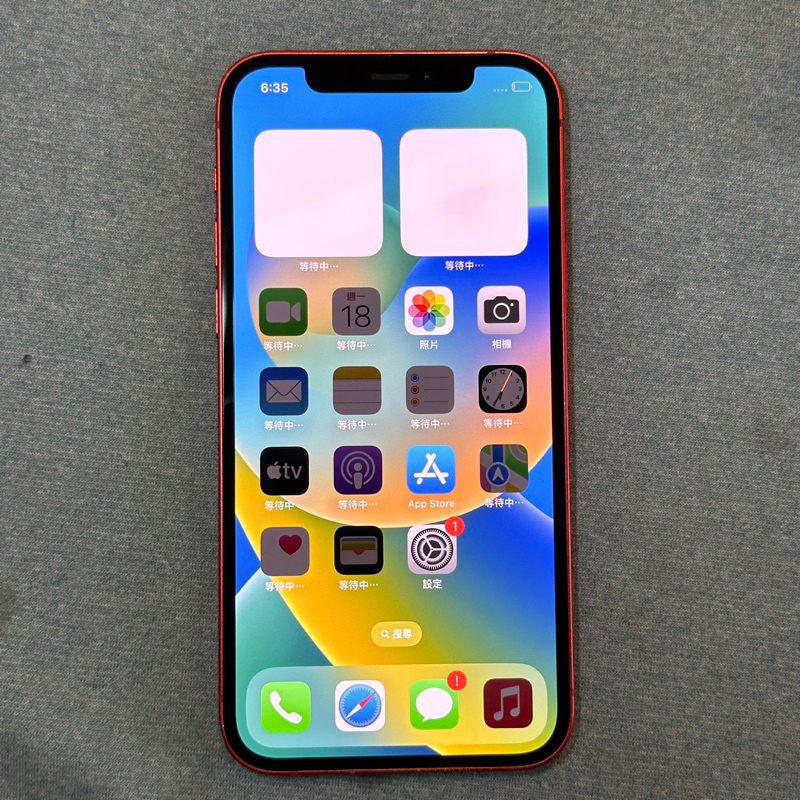 iPhone 12 128G 紅 功能正常 二手 iPhone12 i12 6.1吋 apple 蘋果 螢幕小傷 台中