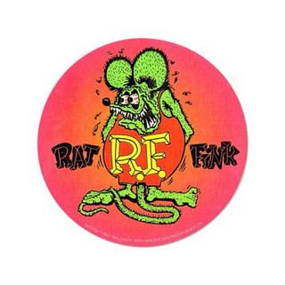 【MOONEYES】 Rat Fink 圓形 貼紙 防水貼紙 [ RD029 ]