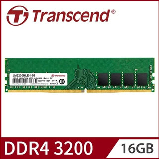 【Transcend 創見】16GB JetRam DDR4 3200 桌上型記憶體 (JM3200HLE-16G)