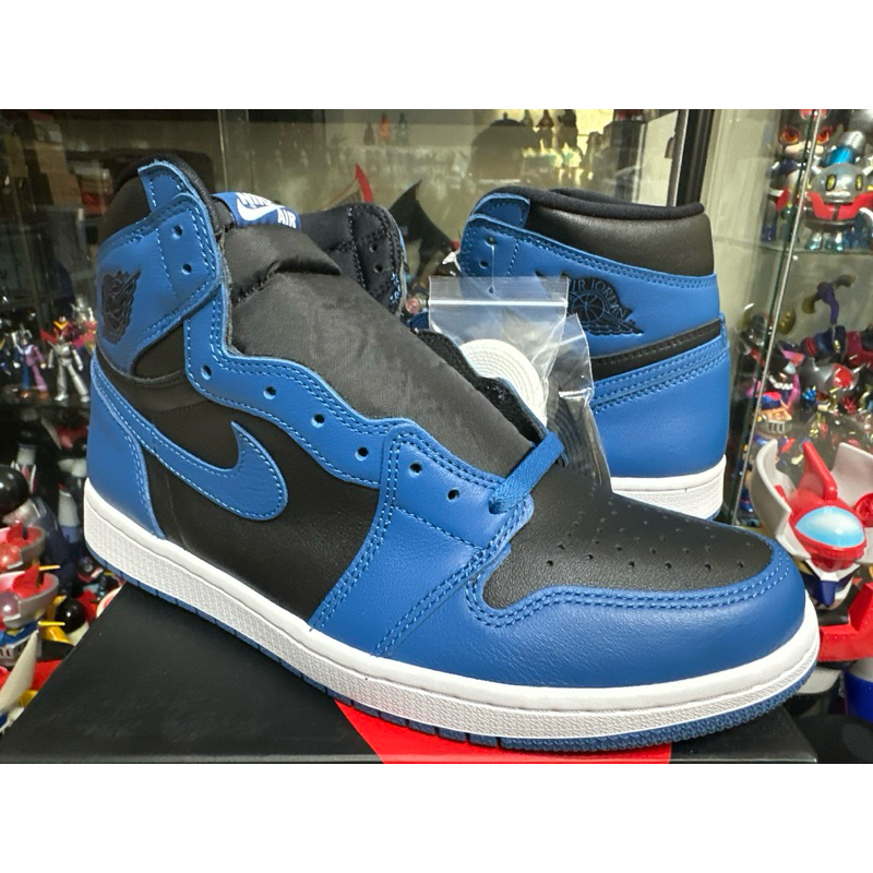 Nike jordan 1代 High 黑藍 Dark Marina Blue us10.5號 555088-404